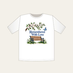 Remembered With Love T-Shirt in white