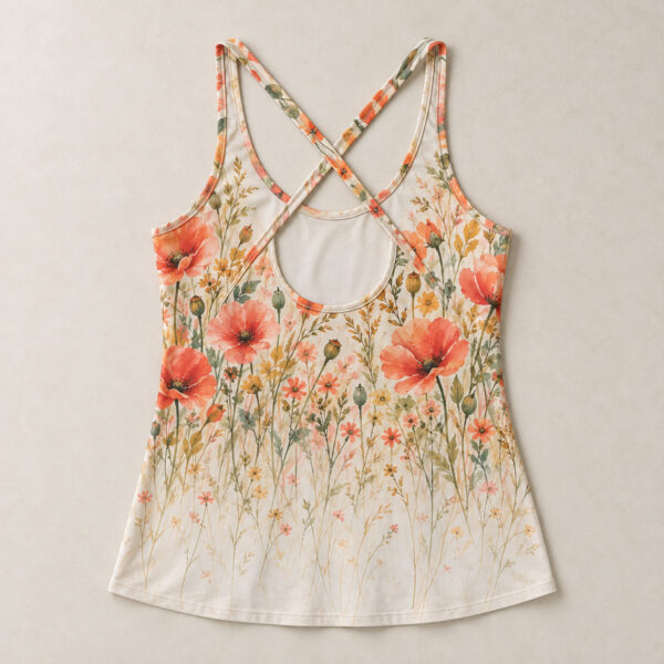 Product image Poppy Field Criss Cross Back Tank