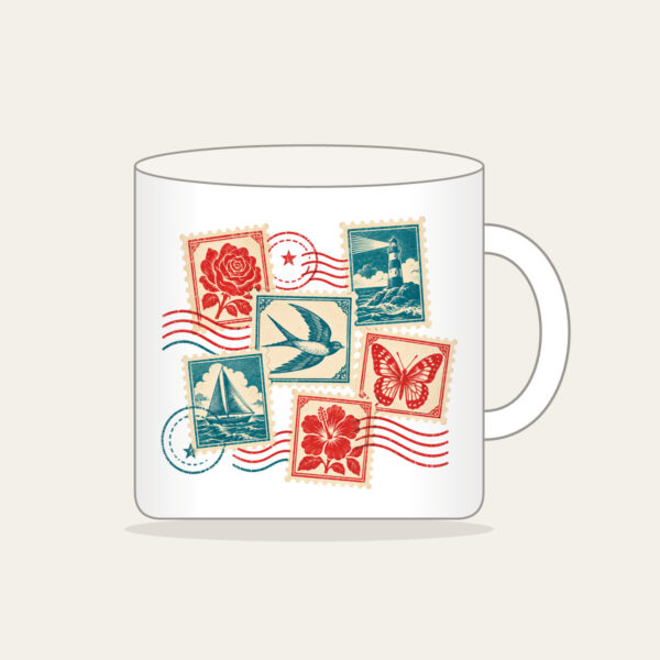 Product image Vintage Postage Collage Mug