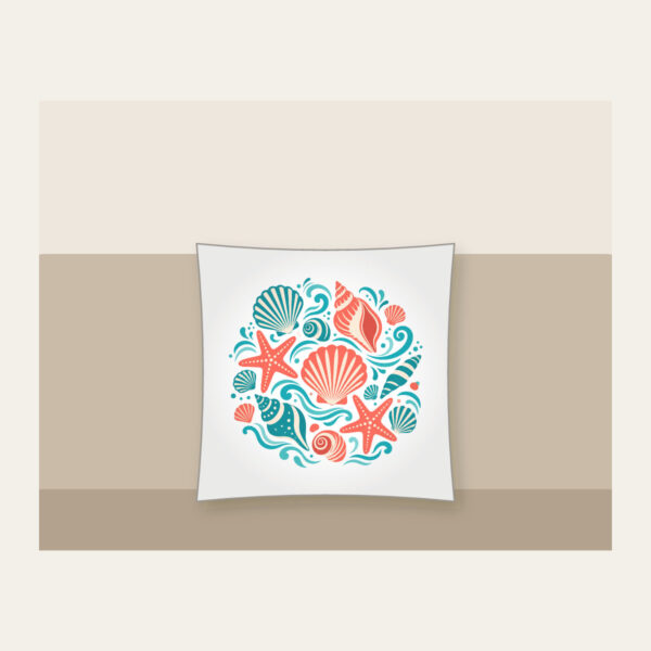Product image Shells, Starfish and Ripples Pillow