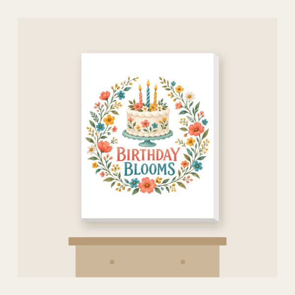 Product image Birthday Blooms Canvas Print