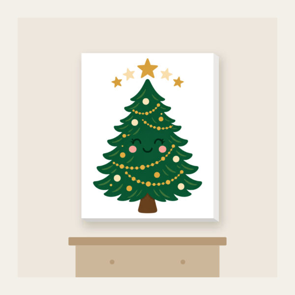 Product image Little Pine and Five Stars Canvas Print