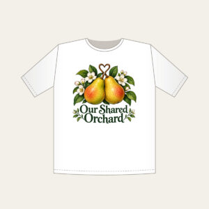 Our Shared Orchard T-Shirt in white