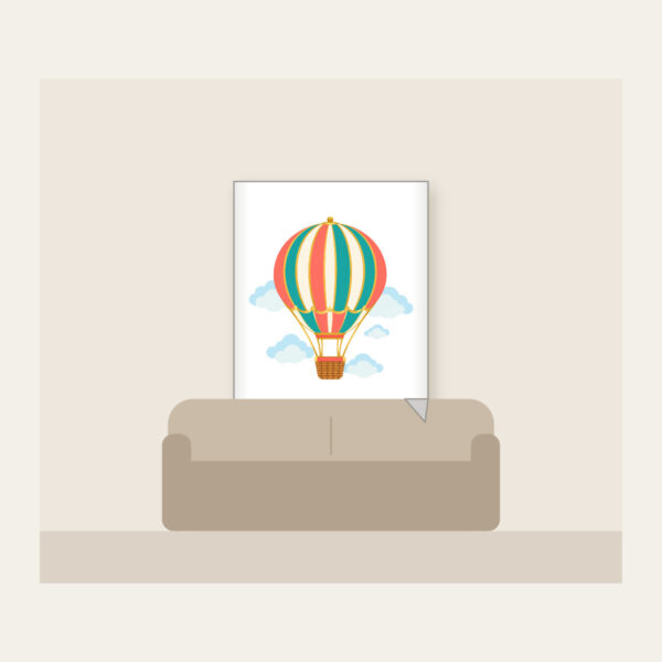 Product image Striped Hot Air Balloon Fleece Blanket