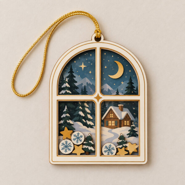 Product image Winter Window Four-Layer Shaker Ornament