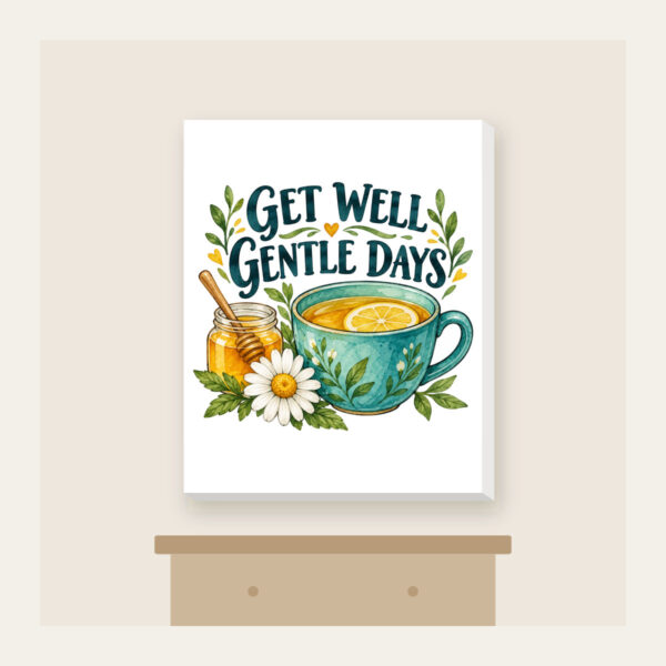 Product image Get Well Gentle Days Canvas Print