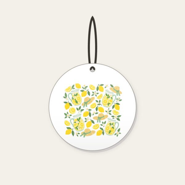 Product image Lemonade Stand Pitchers and Lemons Ceramic Ornament
