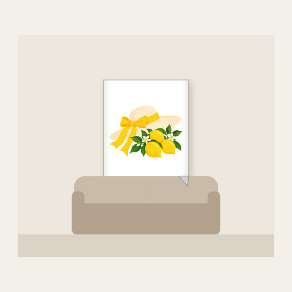 Product image Sunhat with Three Lemons Fleece Blanket