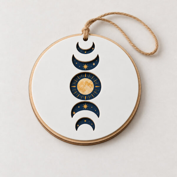 Product image Moon Phase Layered Tag