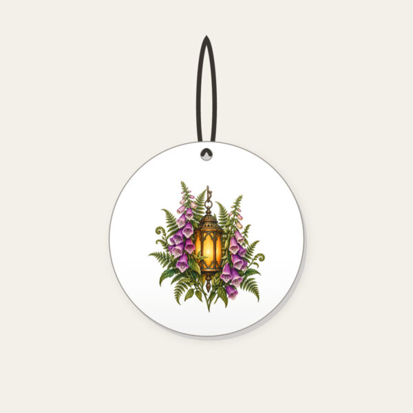 Product image Lantern Among Foxgloves and Ferns Ceramic Ornament