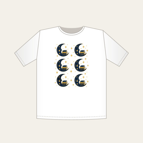 Product image Crescent Moon with a Stack of Books T-Shirt