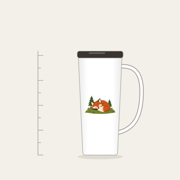 Product image Sleeping Fox on the Hill Tumbler with Handle