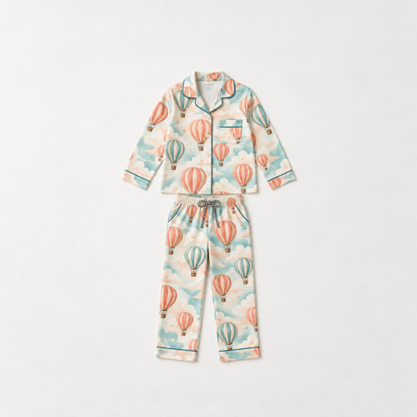 Product image Hot Air Balloon Kids Satin Pajamas