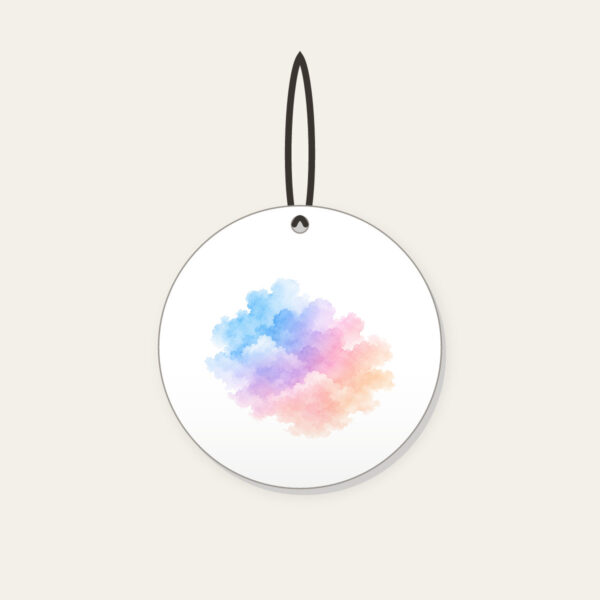Product image Watercolor Dawn Sky Gradient Ceramic Ornament