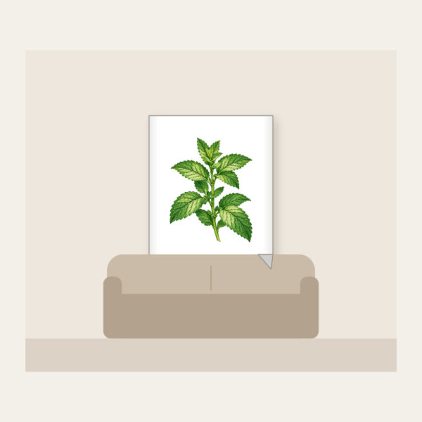 Product image Wild Mint Sprig Fleece Blanket
