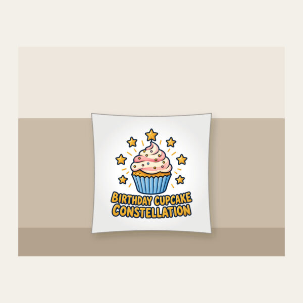 Product image Birthday Cupcake Constellation Pillow