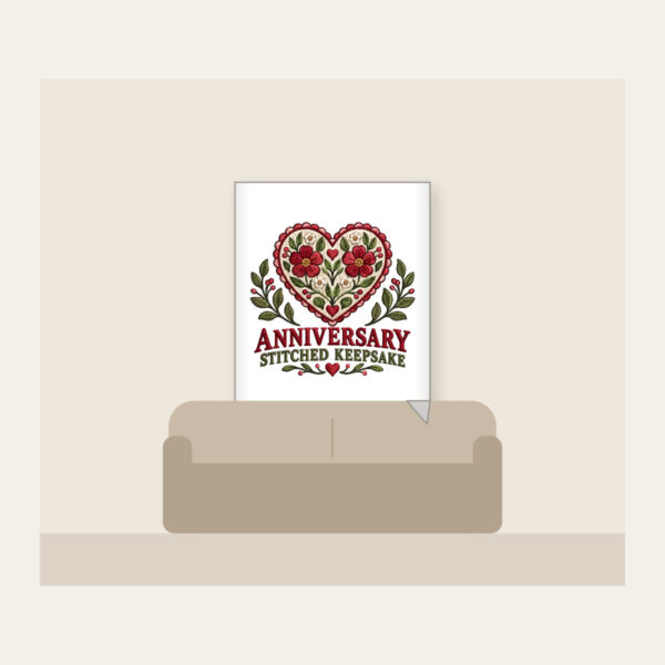 Product image Anniversary Stitched Keepsake Fleece Blanket
