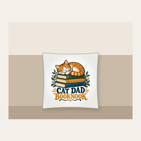 Product image Cat Dad Booknook Pillow
