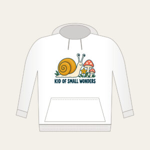 KID OF SMALL WONDERS Hoodie in white