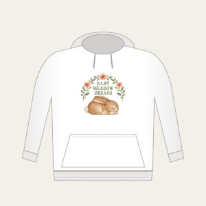 BABY MEADOW DREAMS Hoodie in white