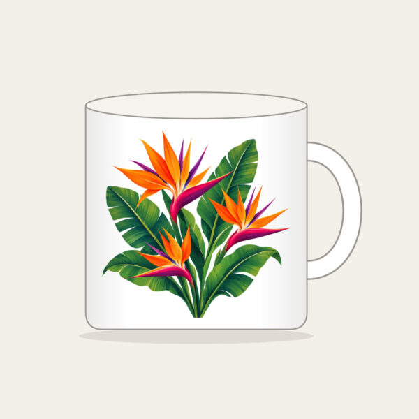 Product image Bird of Paradise and Banana Leaves Mug