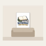 RETIREMENT OPEN CHAPTERS Fleece Blanket in white