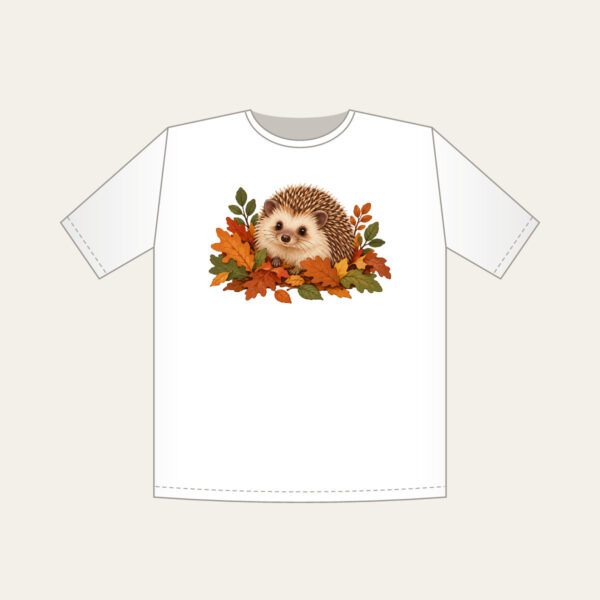 Product image Hedgehog Among Fallen Leaves T-Shirt
