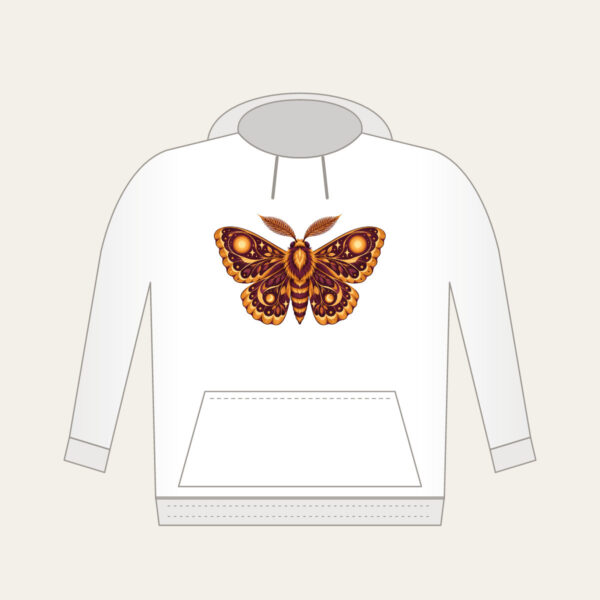 Product image Glowing Amber Moth Hoodie