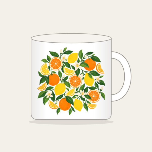 Product image Citrus Slice Sorbet Pattern Mug