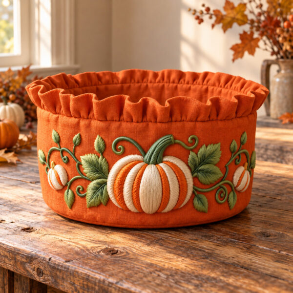 Product image Puff Pumpkin Ruffle Basket