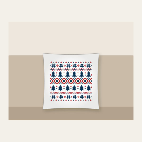 Product image Fair-Isle Pines and Stars Pillow