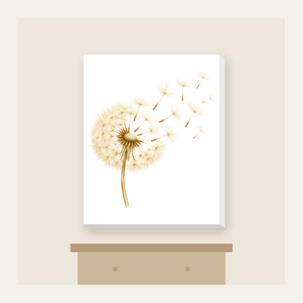 Product image Dandelion Seeds Drifting Away Canvas Print