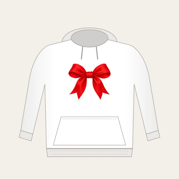 Product image Single Red Ribbon Bow Hoodie