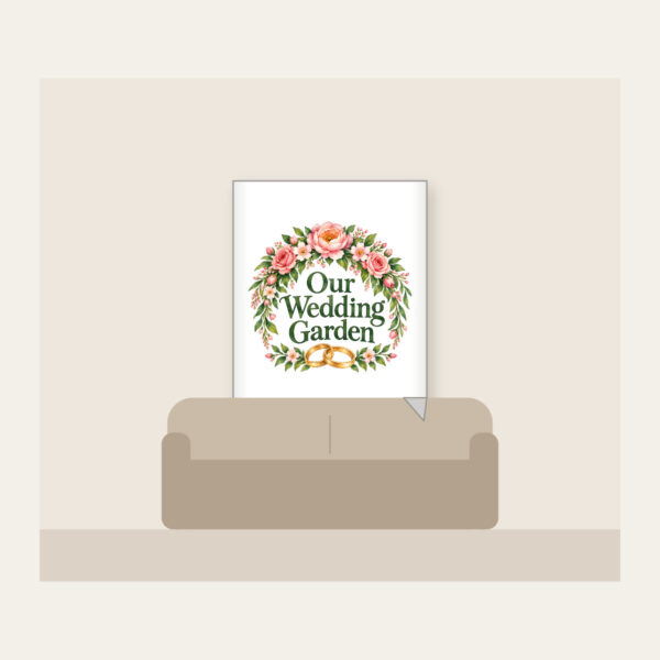 Product image Our Wedding Garden Fleece Blanket
