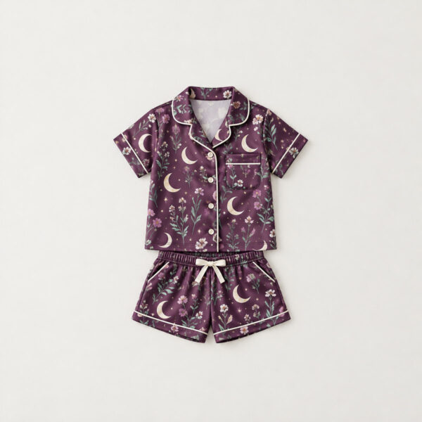 Product image Moon Meadow Kid Satin Pajama Set