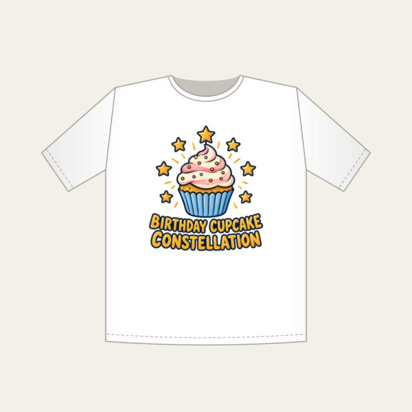 Product image Birthday Cupcake Constellation T-Shirt