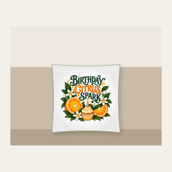 Product image Birthday Citrus Spark Pillow