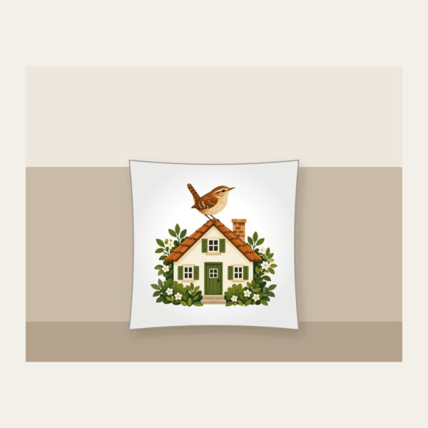 Product image Wren on the Rooftop Pillow