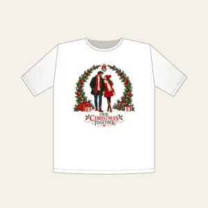 Our Christmas Together T-Shirt in white