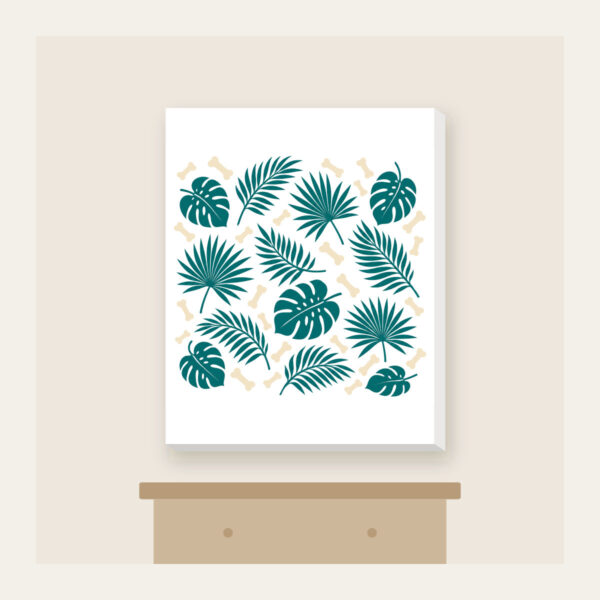 Product image Palm Leaves and Little Bones Canvas Print