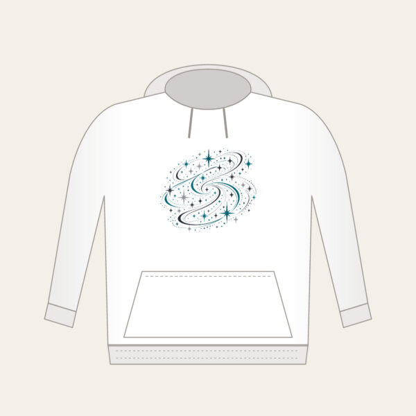 Product image Charcoal Night Trail of Stars and Paths Hoodie