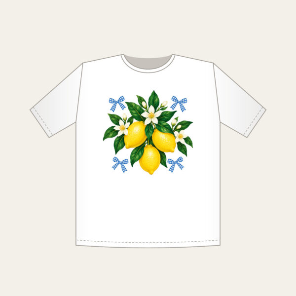 Product image Lemons with Gingham Corners T-Shirt