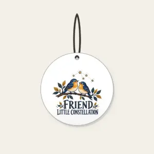 FRIEND LITTLE CONSTELLATION Ceramic Ornament in white
