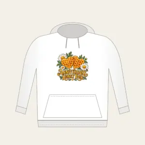 ANNIVERSARY HONEY PAIR Hoodie in white