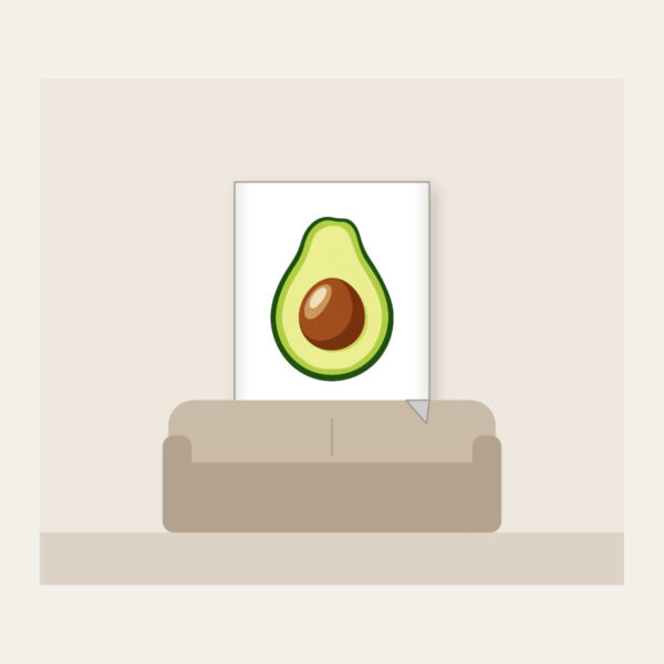 Product image Halved Avocado Study Fleece Blanket