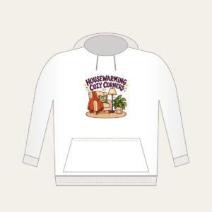 HOUSEWARMING COZY CORNERS Hoodie in white