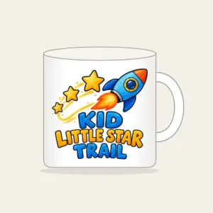 KID LITTLE STAR TRAIL Mug in white