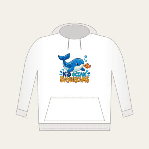 KID OCEAN DAYDREAMS Hoodie in white