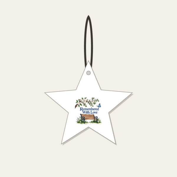 Product image Remembered with Love Star Ceramic Ornament