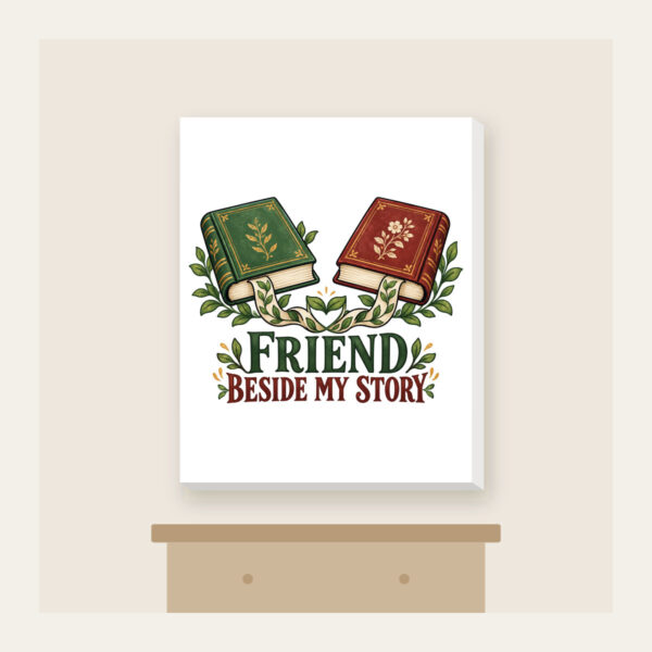 Product image Friend Beside My Story Canvas Print